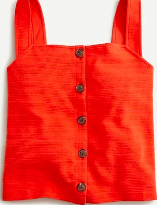 J.CREW - Textured Button-Front Tank - Picture 12 of 12